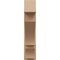 Ekena Millwork 7 1/2-in W x 28-in D x 32-in H Balboa Block Rough Cedar Woodgrain TimberThane Outlooker, Primed Tan OUTUR075X28X32BOA44RCPR - alternate 5